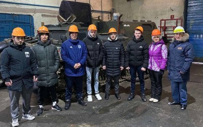 Экскурсия по цеху для студентов группы Б-21